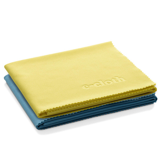 E-Cloth Glass & Polishing Cloth - Twin Pack