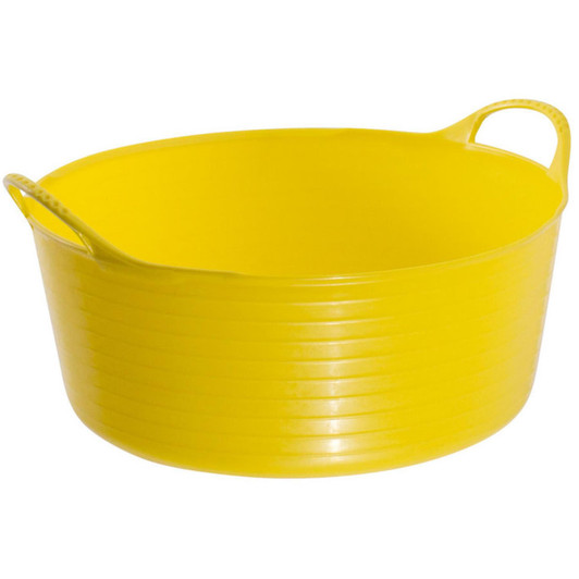 Red Gorilla Tubtrug Small Shallow 15 litre Yellow