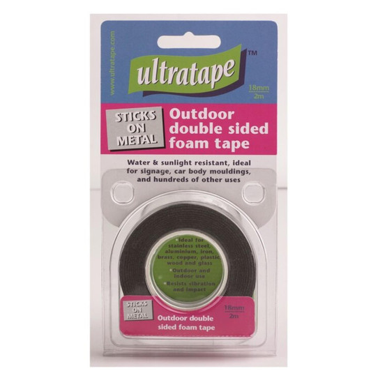Ultratape  Double Sided Foam Tape - 18mm x 2m