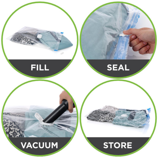 Orwell Vacuum Storage Bag Large 50x70cm 2pk
