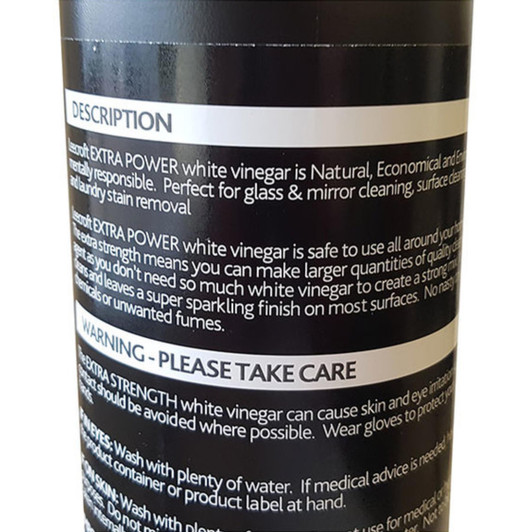 DOTS Extra Power Bulk White Vinegar 20% acidity 1L
