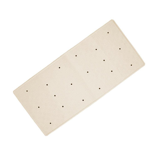 Rubber Shower Mat Cream 53x53cm