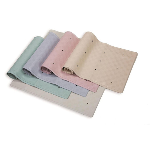 Rubber Shower Mat Blue 53x53cm