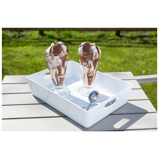 Wham Studio Tray 26x35cm Rectangular 5.01 Ice White