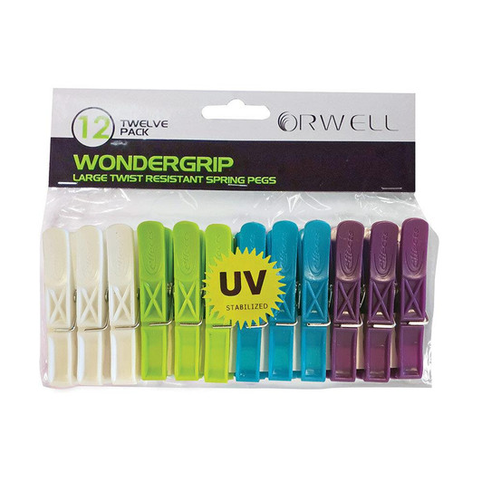 Orwell Wondergrip Spring Peg - 12 Pack