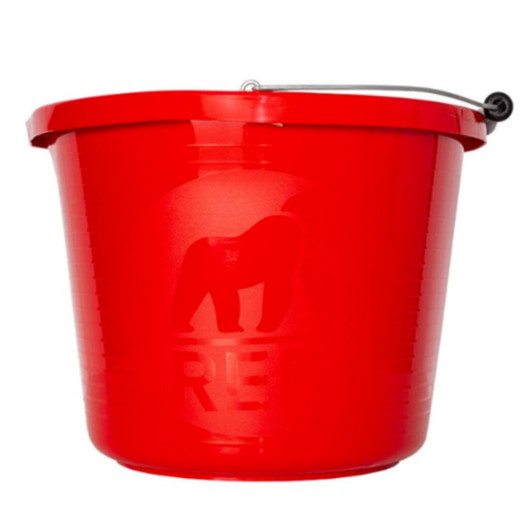 Red Gorilla 15L Premium Bucket Red
