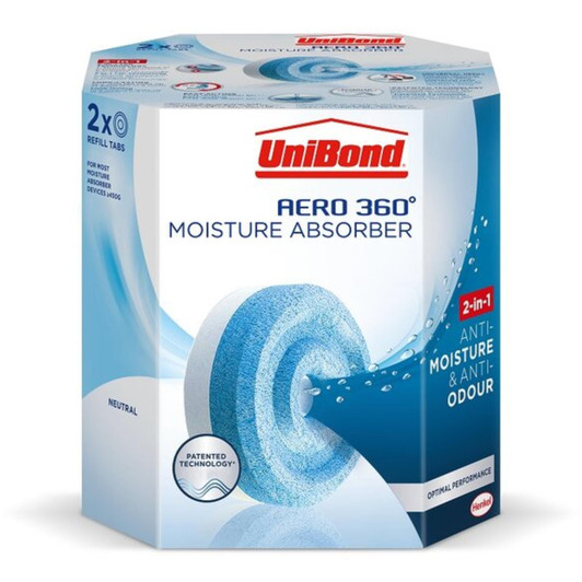 UniBond Aero 360 Moisture Absorber Refill Pure 2pk