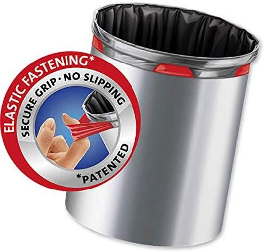 Bacofoil Elasti-Fit 30 Litre Kitchen Bin Liners Roll 12