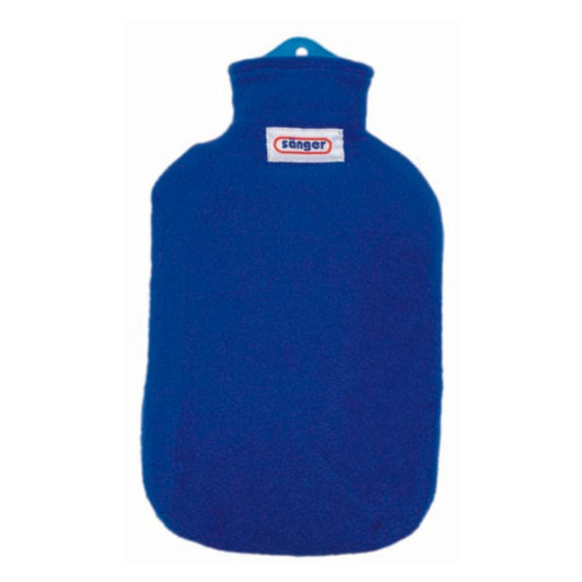 Sanger Contour Covered with 2 Litre Hot Water Bottle - Blue