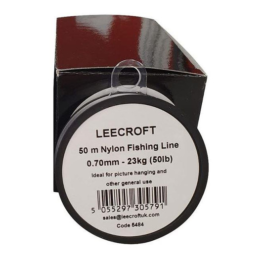 Leecroft 0.7mm x 50m Fishing Line 23kg (50lb)