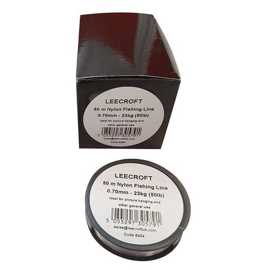 Leecroft 0.7mm x 50m Fishing Line 23kg (50lb)
