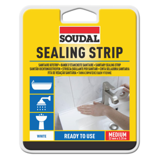Soudal Sealing Strip White 22mm x 3.35m