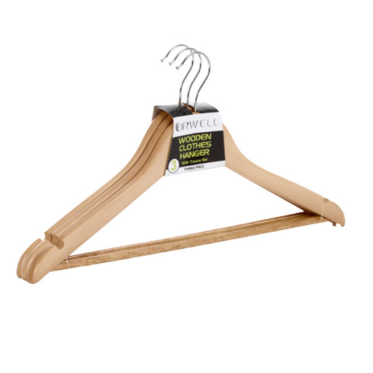 Orwell Set of 3 Wooden Hanger Bar