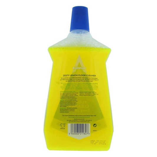 Astonish Floor Cleaner Zesty Lemon 1L