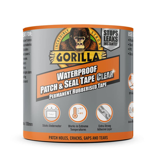 Gorilla Waterproof Patch and Seal Tape Clear
