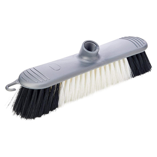 Addis Broom Head Soft Bristle - Metallic Silver - 1pk