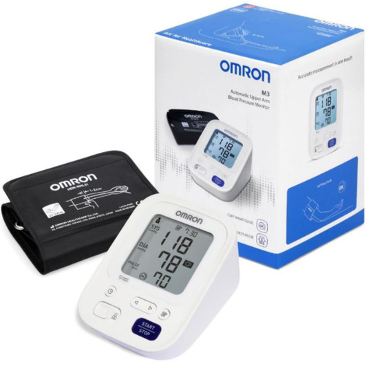 Omron M3 Automatic Digital Blood Pressure Monitor?Upper Arm Cuff For 60 Memories