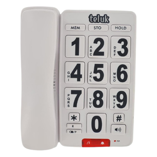 Tel UK Desk Phone - White