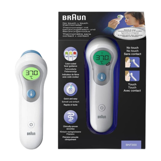Braun No Touch + forehead thermometer