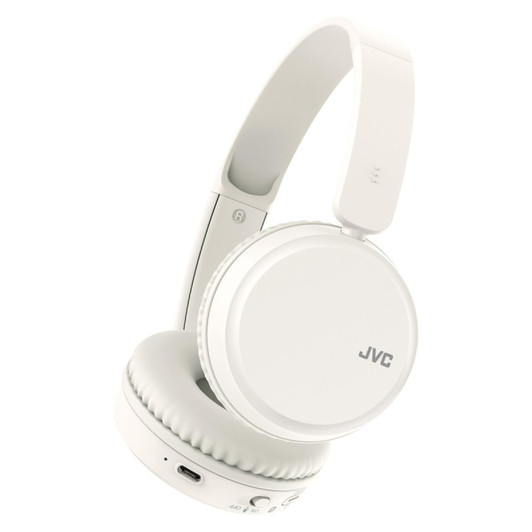 JVC HAS36W-W Deep Bass Wireless Bluetooth On Ear Headphones - Ice White