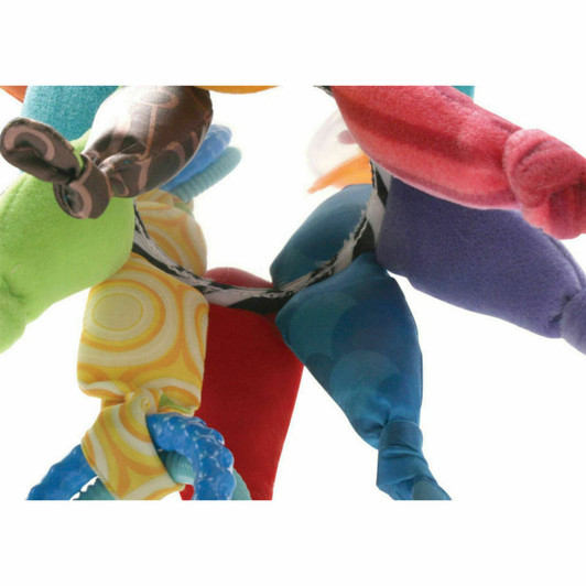 LAMAZE Captain Calamari, Clip on Pram and Pushchair Newborn Baby Toy, Sensory Toy for Babies Boys and Girls from 0 to 6 Months