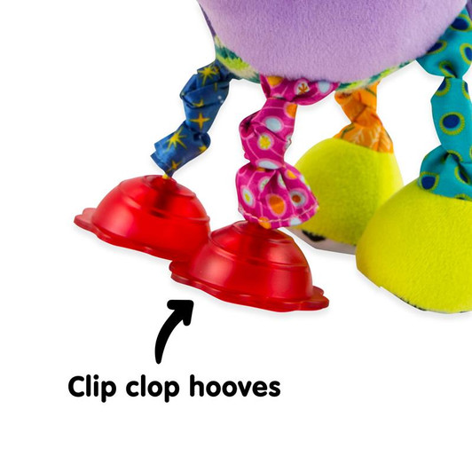LAMAZE Тilly Twinklewings - Clip on Pram & Pushchair Newborn Baby Toy, Unicorn Toy, Sensory Toy for Babies Boys & Girls From 0 - 6 Months