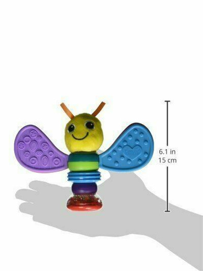 Lamaze Freddie the Firefly Baby Rattle for Newborn Babies, 0 Months+