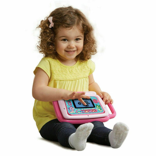 LeapFrog 2 in 1 LeapTop Touch Laptop, Pink, Learning Tablet for Kids with 10 Modes of Play, Kids Laptop with Letters, Numbers, Vocabulary and Animals, Learning Toy Laptop for Kids Ages 2 Years +