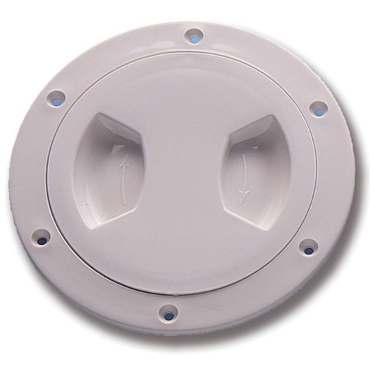 Trem Round Plastic Inspection Hatch│170mm x 140mm│N0709074│White│For Marine Boat