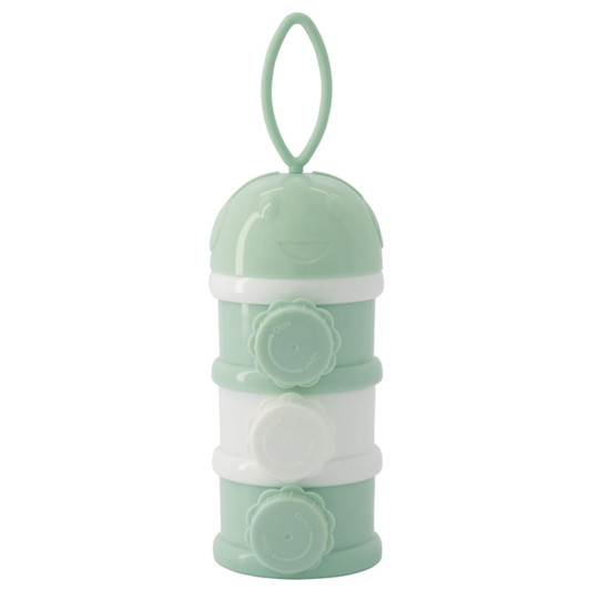 Kikka Boo 3-layer Milk Formula Triple Stacking Portable Dispenser│BPA free│Mint