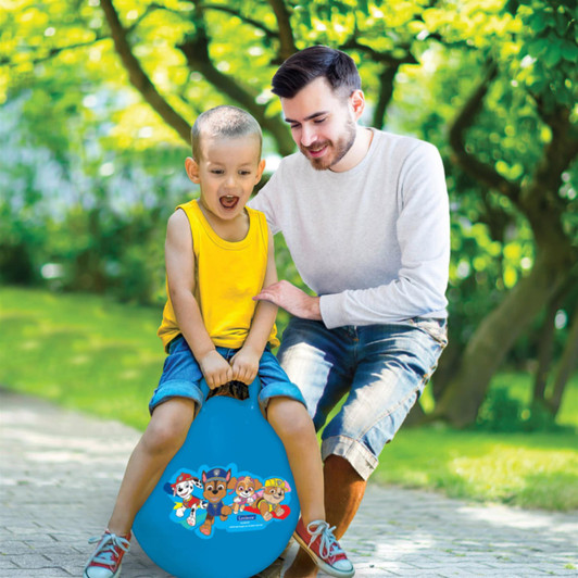 Lexibook Paw Patrol Space Hopper│with Manual Pump│Secure & Durable Plastic│Blue