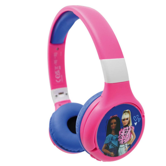 Lexibook HPBT010BB Barbie Bluetooth & Wired Foldable Headphones