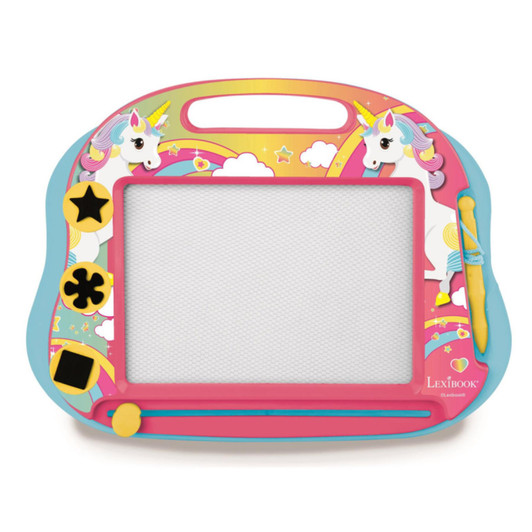 Lexibook CRUNI550 Unicorn Magnetic Multicolor Drawing Board