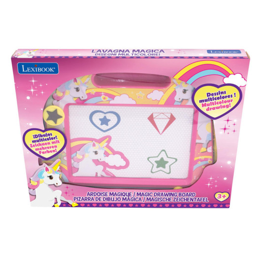 Lexibook CRUNI550 Unicorn Magnetic Multicolor Drawing Board