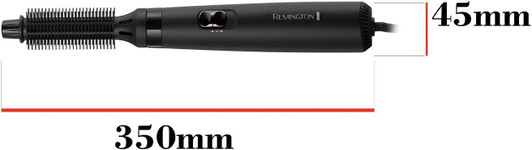 Remington Blow and Dry Caring Air Styler - Hair Dryer, Hot Brush and Hair Curler for Short Hair, 2 Attachments, 400 Watts, AS7100