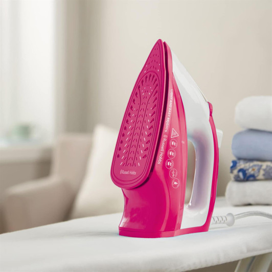 Russell Hobbs 26480 Light & Easy Brights Steam Iron - Berry