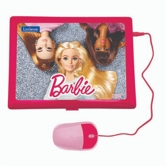 Lexibook JC598BBI1 Barbie Bilingual Educational Laptop with 124 Activites