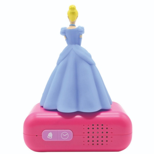 Lexibook RL800DP 3D Disney Princess Childrens Clock with Night Light