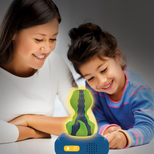Lexibook RL800DINO 3D Dinosaur Childrens Clock with Night Light