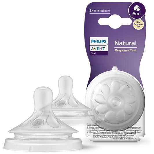 Philips Avent Natural Response 3.0 Teat Level 6 6m+ 2Pk