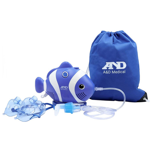 A&D MedicalKids Nebuliser | Adult+Kids Mask | Pouch