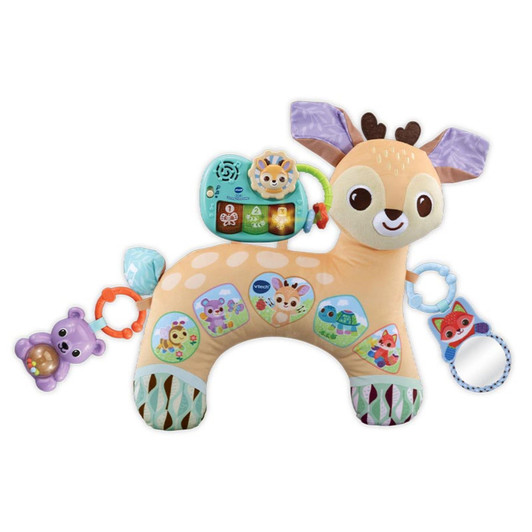 VTech 4-in-1 Tummy Time Fawn Baby Pillow