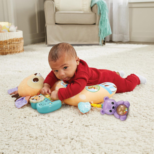 VTech 4-in-1 Tummy Time Fawn Baby Pillow