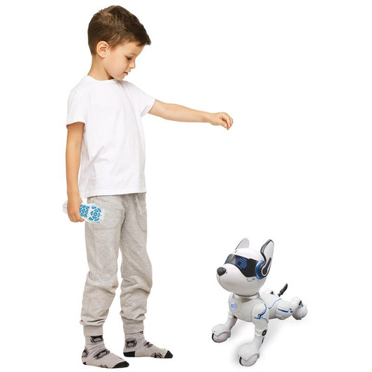 LEXIBOOK DOG01 Power Puppy Smart Dog-Programmable Robot with Remote Control, Dance, Yoga, Training Function, Singing, Other