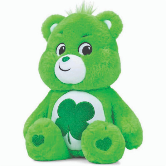Care Bears 22064 Care Bears Medium Plush Toy 14" Toy - Good Luck Bear