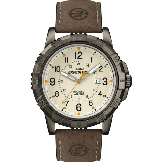 Timex Men's Expedition Rugged Metal Watch with Natural Colour Dial - T49990