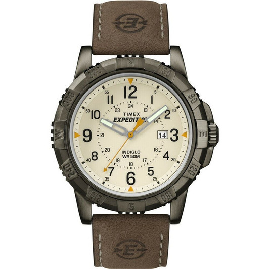 Timex Men's Expedition Rugged Metal Watch with Natural Colour Dial - T49990