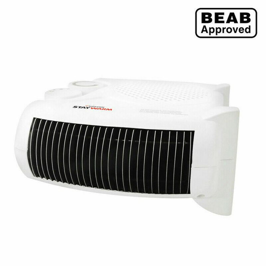 Lloytron 2000w Fan Heater with 2 Heat Settings & Cool Blow Auto Cut-off
