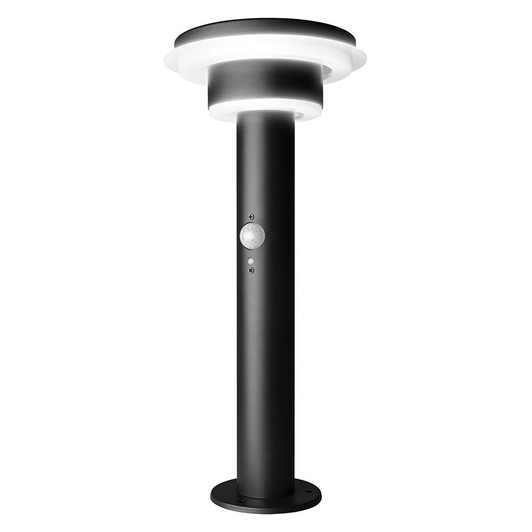 Ledvance Endura Solar Style Circle Garden Light with Sensor - Black