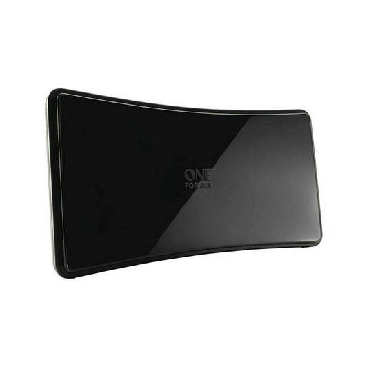 One For All Amplified Indoor Curved TV Aerial 42dB 360� Adjustable Black SV9420